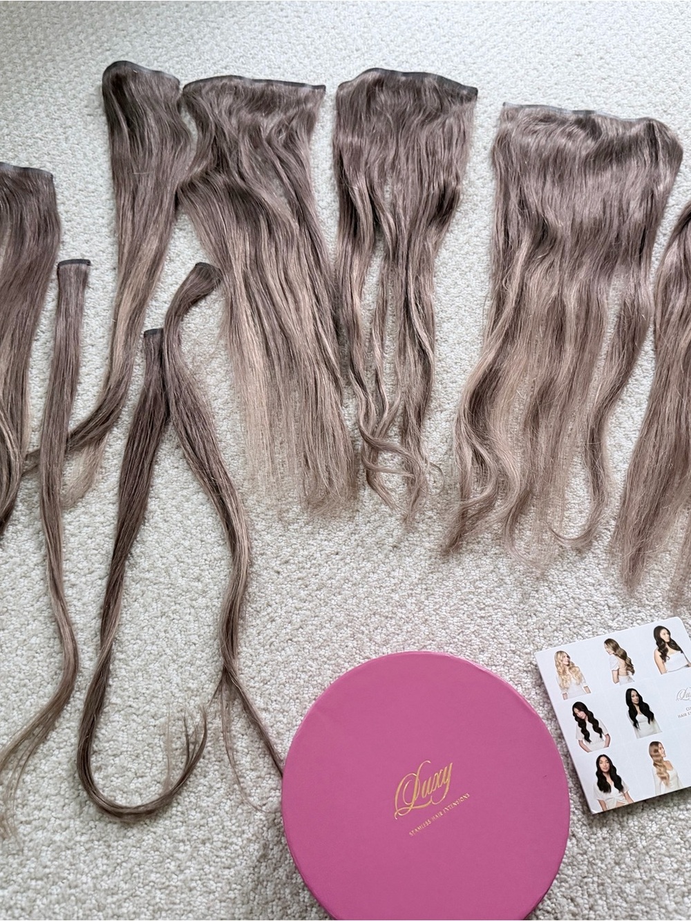Sassy Signature Clip-In Extensions in Ash Taupe Brown